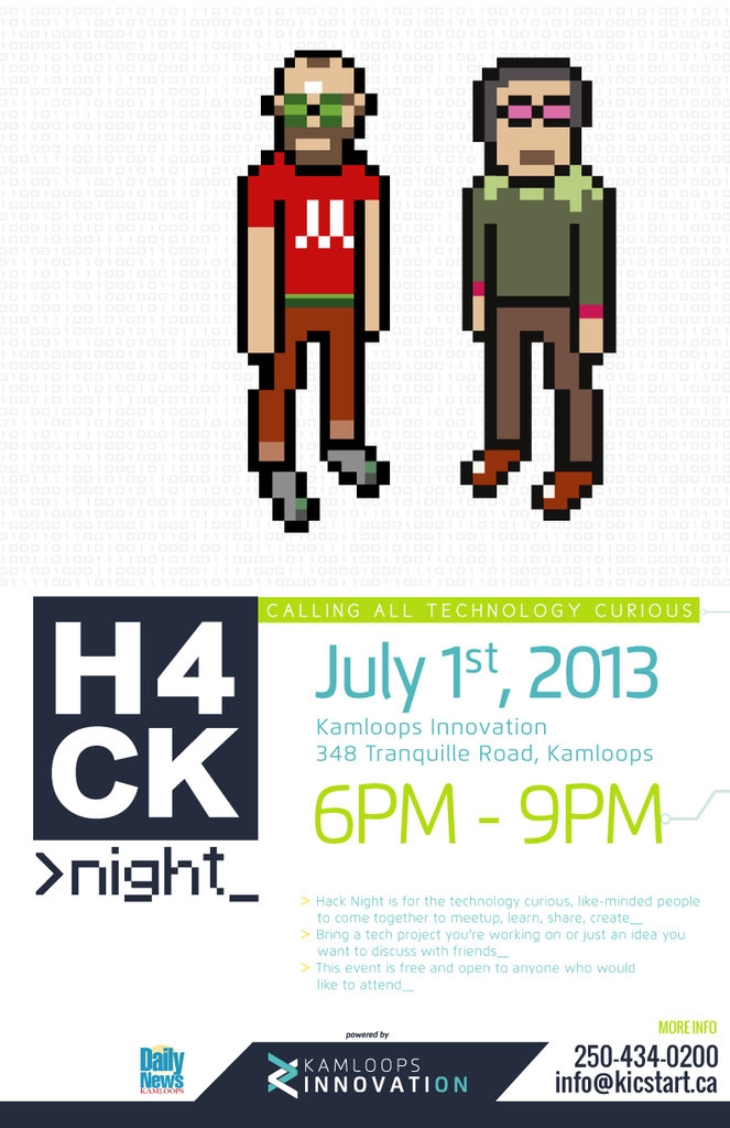 HACK Night poster design